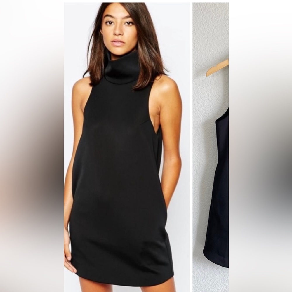 C/MEO COLLECTIVE black turtleneck dress Size XS